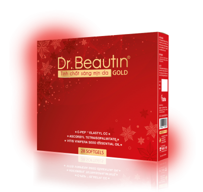 Dr. Beautin - Tinh chất sáng mịn da (phiên bản GOLD, 28 viên)